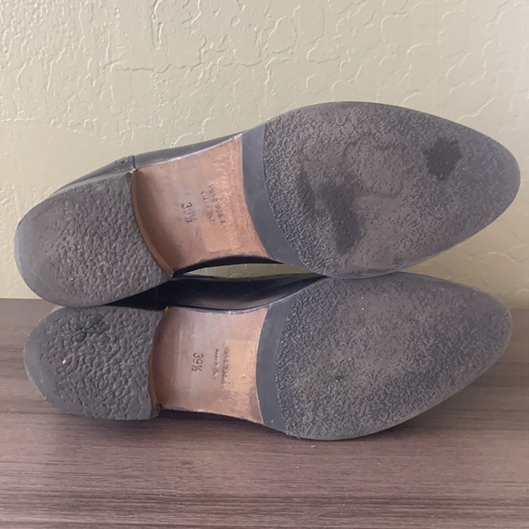 Konstantin Starke Black Italian Leather Chelsea Ankle Boots Size 39.5 - Picture 6 of 9